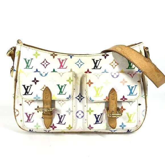 LOUIS VUITTON White Monogram Shoulder Bag - Picture 1 of 16